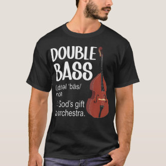 Kontrabas Definition Kontrabas Spelare Dubbel T Shirt