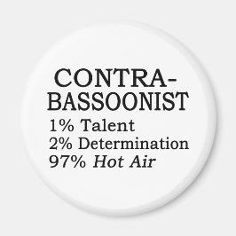 Kontrabassoonist Hett Luft Magnet