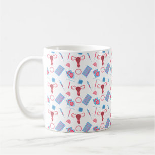 Kontraception Mönster Feminist Kaffemugg