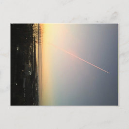 Kontrail över Bellingham Bay Vykort