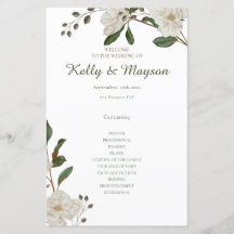 Kontrakt för Bröllopsprogrammen pastel färg