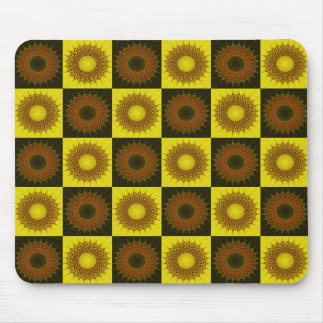 Kontraktion av Abstrakt Mosaic Tiles - Musmatta (Framsidan)