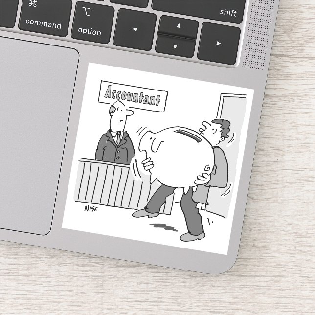 Kontraktklient med storspartsbank klistermärken (Detalj)