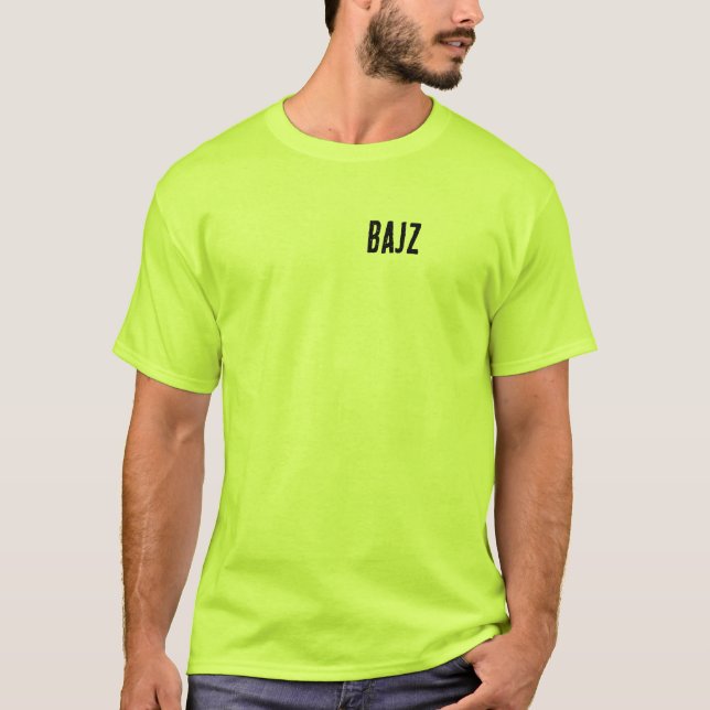 Kontraktor OSHA Safety Shirt T Shirt (Framsida)