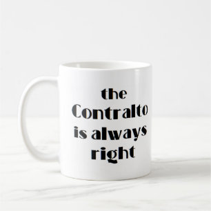 kontrast är alltid höger kaffemugg