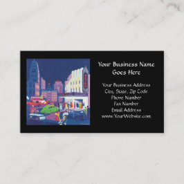 Kontrast för kick för plats för Theatre för art Visitkort