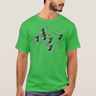 Kontrast T Shirt