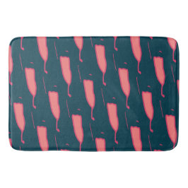 Kontrastat färg badrumsmatta