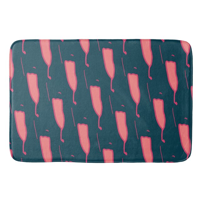 Kontrastat färg badrumsmatta (Framsidan)