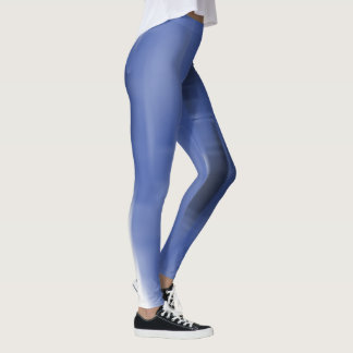 Kontrasterar svarta och vita fasformer leggings