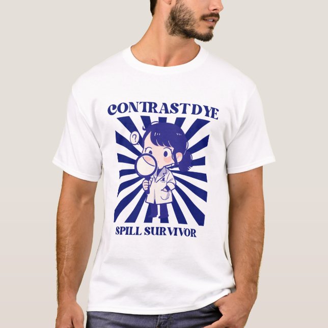 Kontrastfärg spill överlevare t shirt (Framsida)