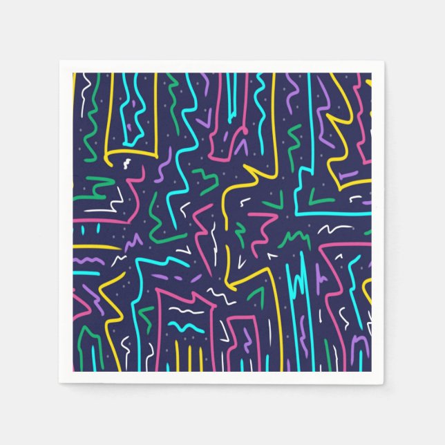 Kontrastkonst. Pappersservett (Framsidan)