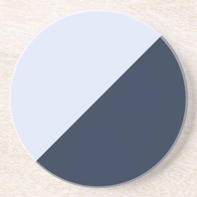 Kontrastljus Himlar Blue och Mörk marin blå Underlägg (Framsidan)