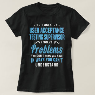 Kontroll av användargodkännande t shirt