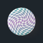 Kontroll av bläckfisktänd bläckstråle, Ombre Blue  Knapp<br><div class="desc">Perfekt,  skevad designkudde i pastel färg,  fullt av underbara vibes. Modern,  förvrängd checkers mönster. Den här trevliga,  psykedeliska designen tar dig till underlandet. Warped checkar in pastel färg. Virvel- och virvelkontroller,  bockad pastel mönster</div>