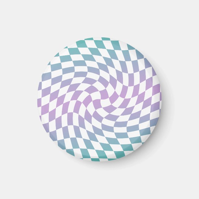 Kontroll av bläckfisktänd bläckstråle, Ombre Blue  Magnet (Framsidan)