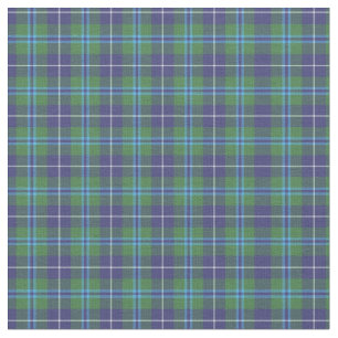 Kontroll av Grönten Tartan Klan Douglas Play Mönst Tyg