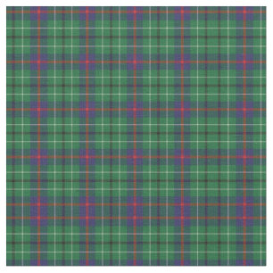 Kontroll av Grönten Tartan Klan Duncan Play Mönste Tyg
