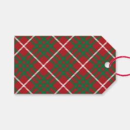 Kontroll av röd och Grönt Presentetikett