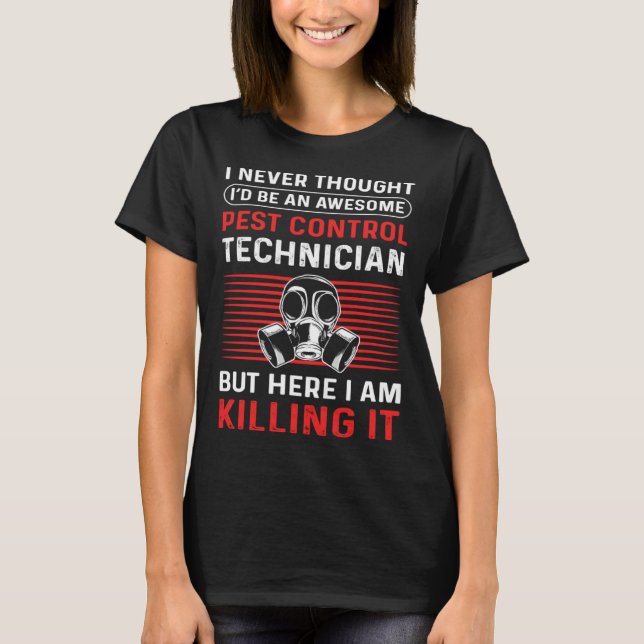 Kontroll av testkontrolltekniker t shirt (Framsida)