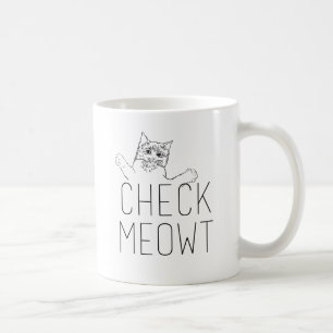 KONTROLL MEOWT - Katthumor Kaffemugg