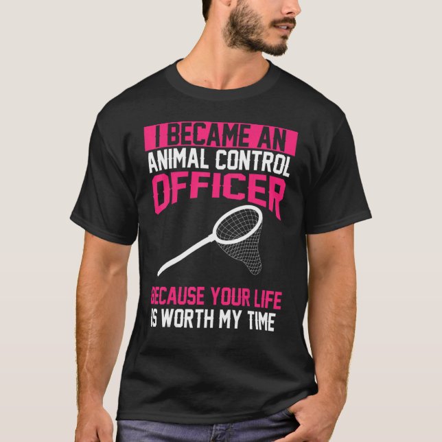 Kontrollansvarig för djurkontroll, Fantastisk offi T Shirt (Framsida)