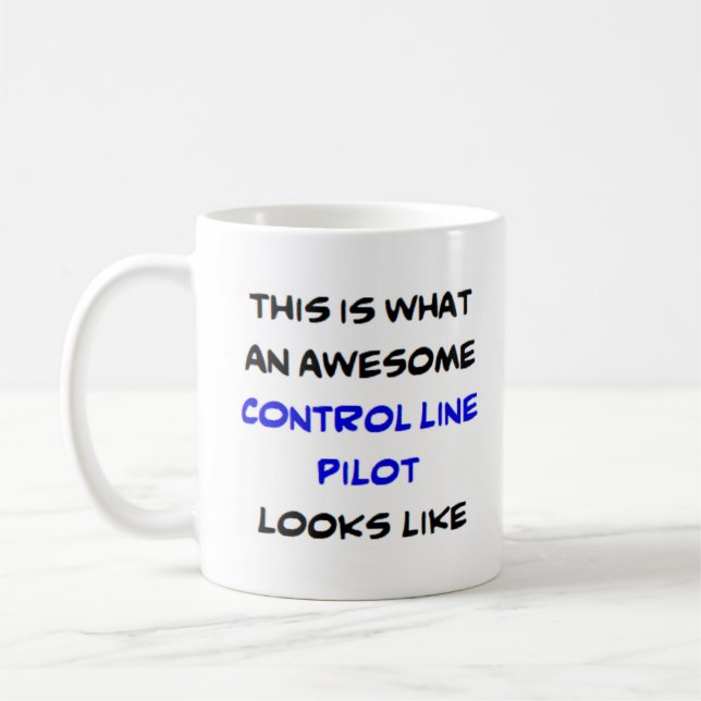 kontrolledningspilot, fantastisk kaffemugg (Vänster)