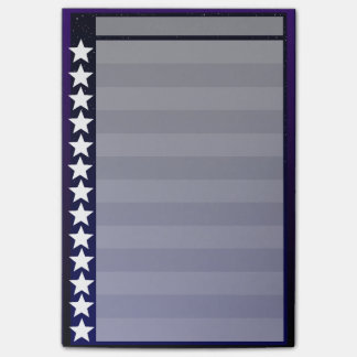 Kontrollen för den Starry natten listar Post-it Block