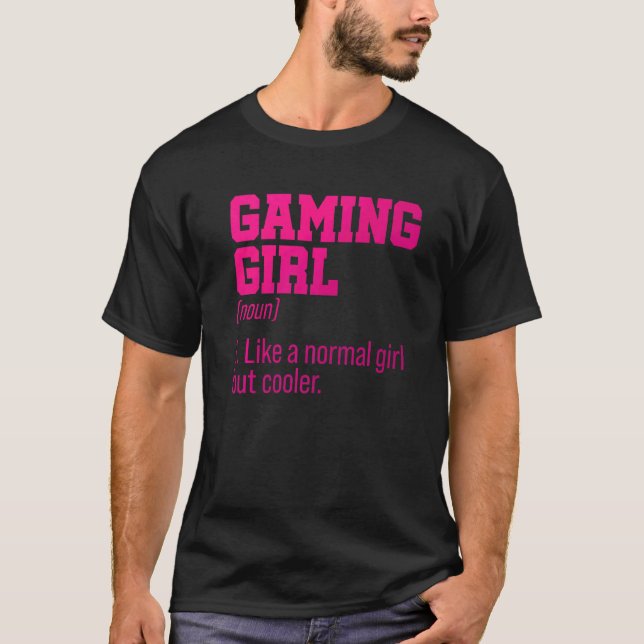 Kontrollenhet för definition av konsol för spelfli t shirt (Framsida)