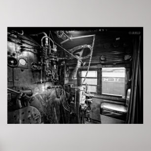 KONTROLLER AV STEAM LOCOMOTIVE NO. 611c. 1950 Poster