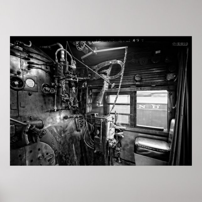 KONTROLLER AV STEAM LOCOMOTIVE NO. 611c. 1950 Poster (Framsidan)