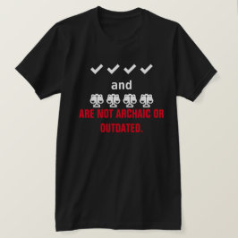 Kontroller och avvägningar för att stödja konstitu t shirt