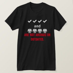 Kontroller och avvägningar för att stödja konstitu t shirt