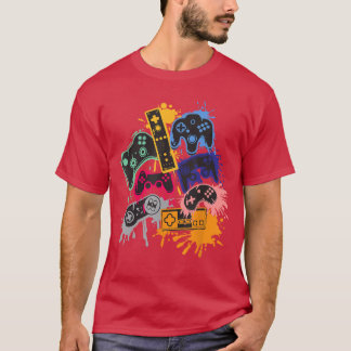 Kontrollera alla prylar TV-spelskontroll T-shirt M