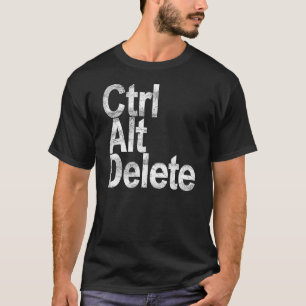 Kontrollera Alt-borttagnings T Shirt