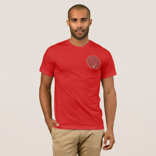 Kontrollera ansikte - Kryssa/Vit. T Shirt