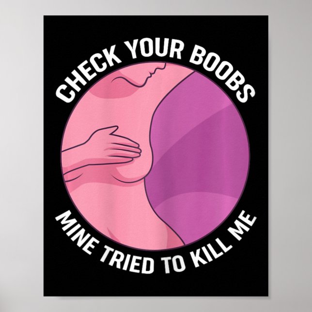 Kontrollera att din bröstmage försökte Döda mig Poster (Framsidan)