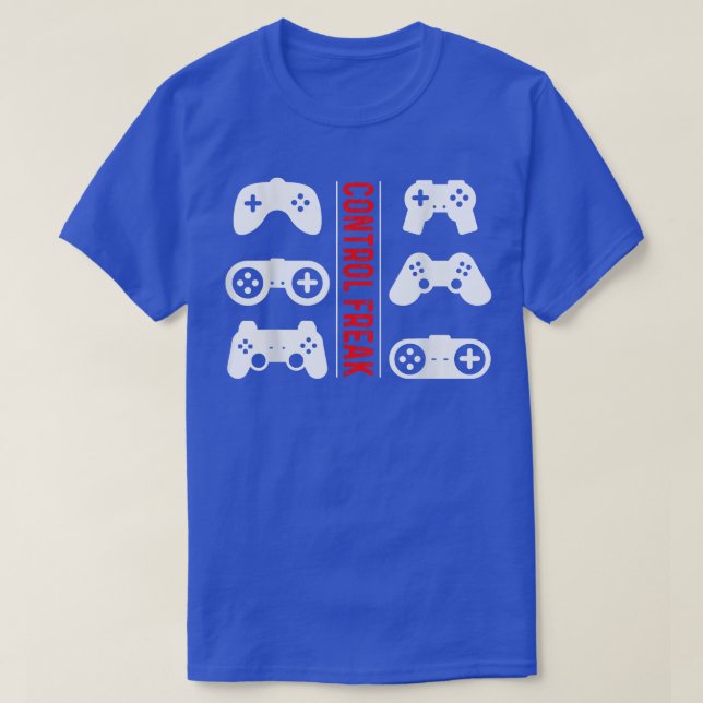 Kontrollera bildspel för spelkonsolvideospel för F T Shirt (Design framsida)