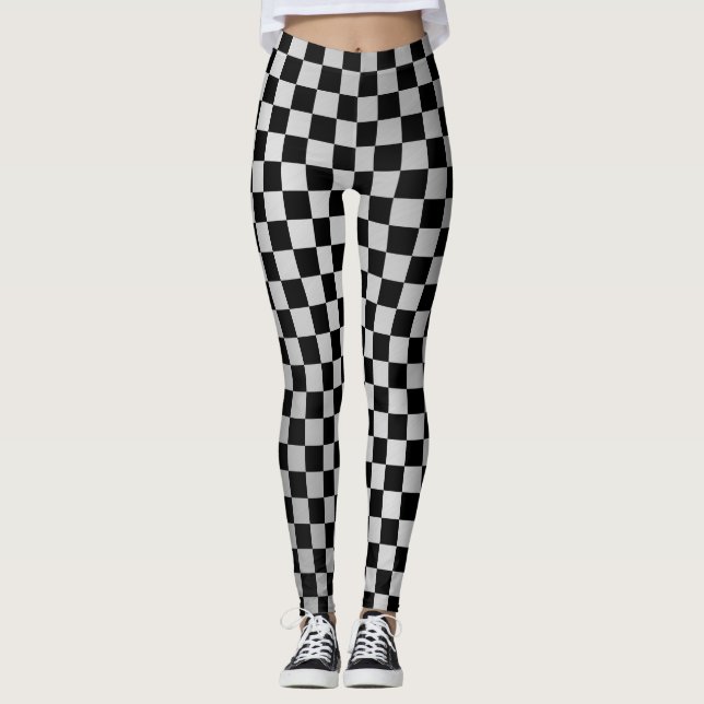 Kontrollera borstat stållegeringar leggings (Framsida)