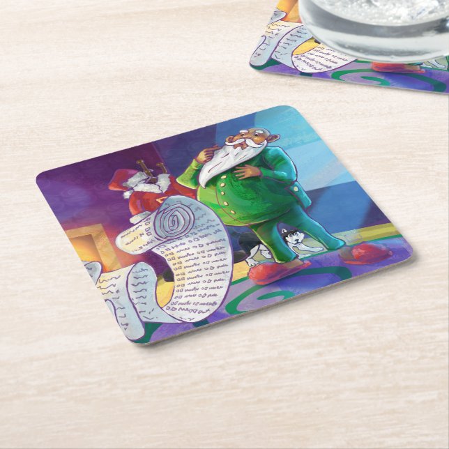 Kontrollera det två gånger underlägg papper kvadrat (Vinklad)