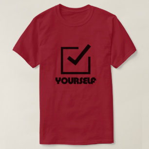Kontrollera dig själv t shirt