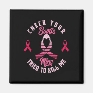 Kontrollera din bröstvårta Breast-bröstcancermedve Magnet