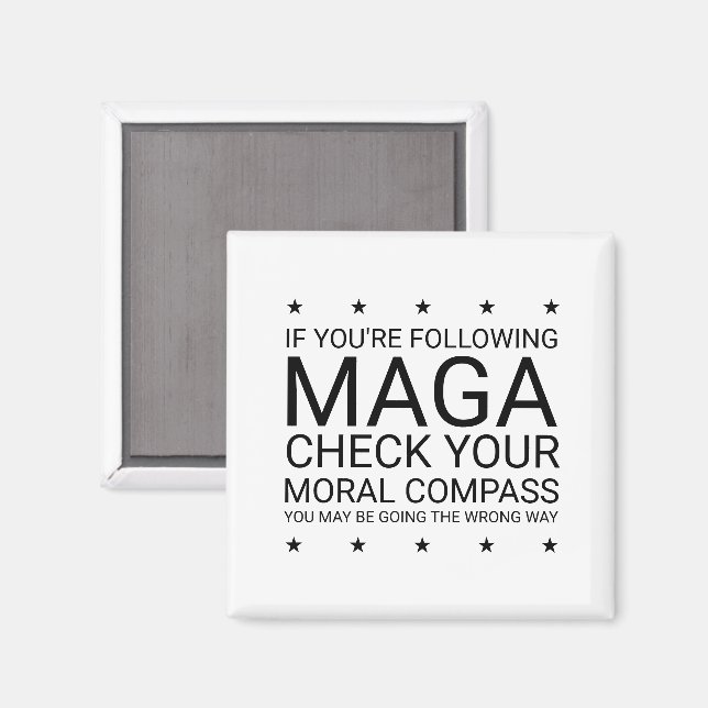 Kontrollera din moralkompakt magnet (Front/Back)