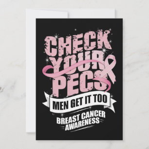 Kontrollera din Pecs Manar Breast Cancer Awareness Tack Kort