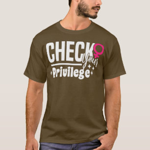 Kontrollera din privilegierade filé för projicerad t shirt
