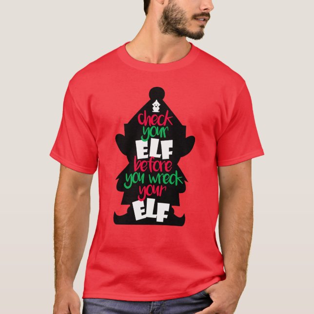 Kontrollera Din Tomte Innan Du Förstör Din Tomte J Tee (Framsida)
