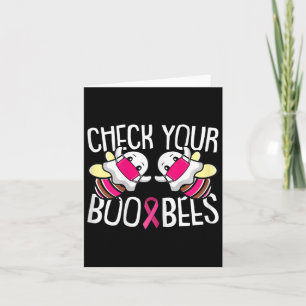 Kontrollera dina Boo Bees Breast Cancer Awareness Kort