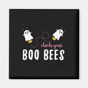 Kontrollera dina Boo Bees-medaljer i oktober Magnet
