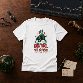 Kontrollera Dina Känslor Bull Trading Mentalitet D T Shirt