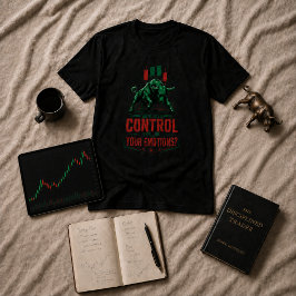 Kontrollera Dina Känslor Bull Trading Mentalitet D T Shirt